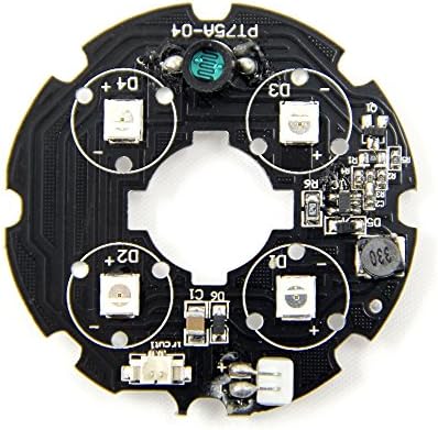 XSSY 4 LED 5050S High Power IR Infrared Illuminator Board Plate CCTV 90¡ã