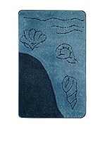 Bisk Set Alfombra de Baño 2 Uds. Abisal Azul