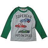 《H28年秋冬物》 nico hrat(ニコフラート) 製品洗い加工済み 42/2天竺スーパーカー長袖Tシャツ 95cm/GN NO.B-260262