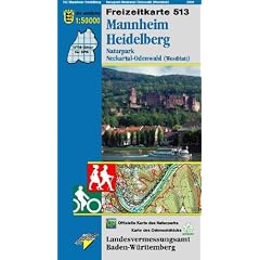 Mannheim, Heidelberg. Freizeitkarte 1 : 50 000: Naturpark Neckartal-Odenwald