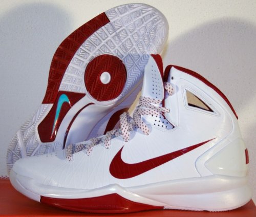 Nike Basketball HYPERDUNK 2010 Weiß Rot