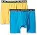 Quiksilver Little Boys' Blue Yellow Boxer Brief (Pack of 2)