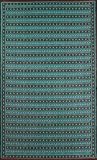 Flatweave Patio Rug - Red Solid Border (60x84")