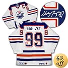 Signed Wayne Gretzky Jersey - Wga White Ccm Coa hologram - Autographed NHL Jerseys