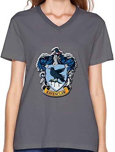 HuZhu Women's Harry Potter Ravenclaw V-Neck Tee M
