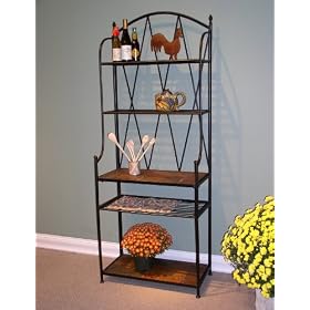 Buy 4D Concepts Bakers Rack with Slate Top by 4D CONCEPTS now!