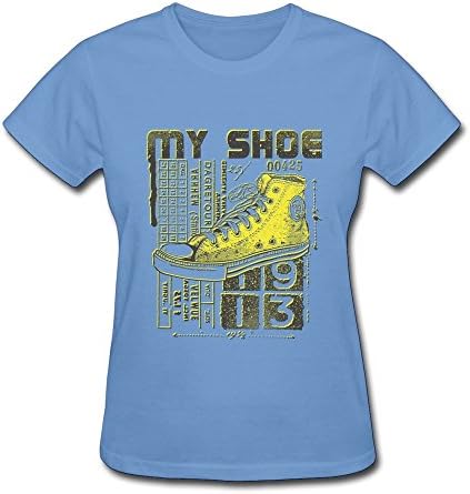 XINGYUNA This Is My Shoe T Shirt For Women M Sky