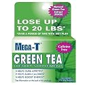 Mega-T Dietary Supplement Green Tea Extract Caplets, Caffeine Free, 30-Count Boxes (Pack of 4)