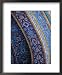 Moasic Detail of Iranian Mosque, Dubai, United Arab Emirates Styles Framed Art Poster Print by Phil Weymouth, 18x22
