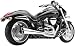Cobra Tri-Pro 2-Into-1 Exhaust - Chrome 3481