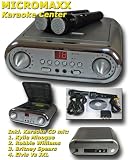 MICROMAXX Karaoke Center mit CD MM 80605 Musikcenter