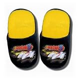 Toddler/Boys Speed Racer "Mach 5" Scuff Slippers in Navy Blue/Yellow