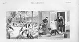 RAILWAY DOG HELP & HIS MASTER Antique Print 1883