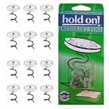 Set of 12 Bedskirt Pins. Holds Bed Skirts in Place, Easy to Use, Skirt Can