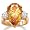 14k Gold-Plated Pear-Shaped Champagne and Heart-Shaped White DiamonUltra™ Cubic Zirconia Ring