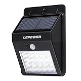 LEPOWER 第三世代 ソーラーLEDライト センサー搭載 アウトドアライト