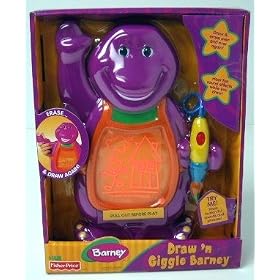 Barney Electronic Draw'n Giggle Barney by 