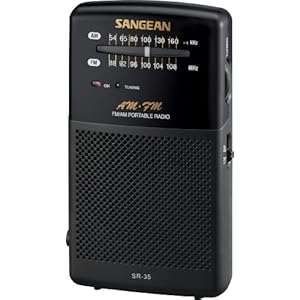 Sangean SR-35 AM/FM Analog Pocket Radio