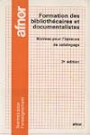 Formation des biblioth�caires et docu...