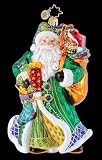 RADKO BELLE COURT BLUE SANTA Ornament 25th Anniversary