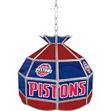 NEW Detroit Pistons NBA 16 inch Tiffany Style Lamp - NBA1600-DP