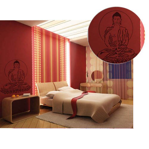 C.Kreul Home Design B6006 - Wandschablone Buddha 70 x 100 cm
