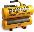 DEWALT D55153 Heavy-Duty 15 Amp 1 Horsepower 4 Gallon Oiled Twin Hot Dog Compressor