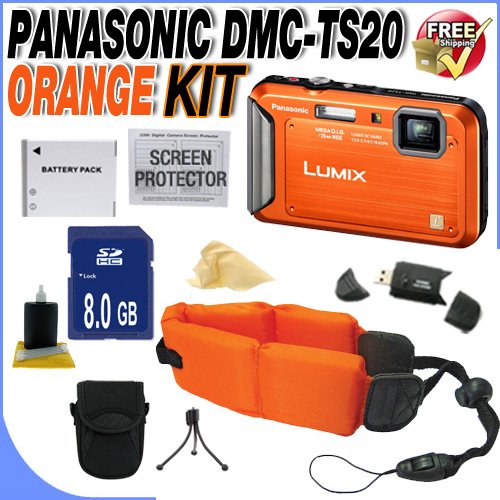 price Panasonic DMC-TS20O Bundle 8