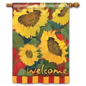Summer Sunflowers Standard Flag