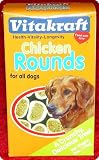 Vitakraft Chicken Rounds Snacks - Tasty Doggy Treats - 6 ounces