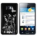 mumbi Schmetterling Blumen H�lle Samsung Galaxy S2 i9100 (Harte R�ckseite)