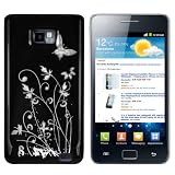 mumbi Schmetterling Blumen H�lle Samsung Galaxy S2 i9100 (Harte R�ckseite)von "mumbi"