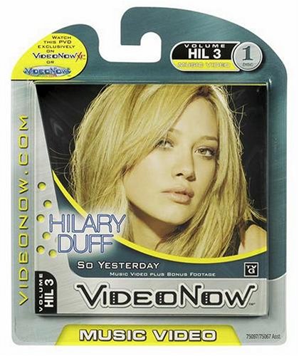 Childrens Toyshop  Toys : Videonow Personal Music Video Disc: Hilary Duff - "So Yesterday"