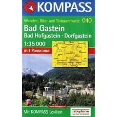 Bad Gastein, Bad Hofgastein, Dorfgastein: 1 : 35 000. Mit Panorama. Mit Kompass Lexikon. GPS-genau