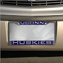 Connecticut Huskies (UConn) Chrome License Plate Frame