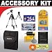 Sony LCS-CST Soft Carrying Case + Flexible Mini-Tripod for Sony CyberShot W and T Series Digital Cameras including DSCW55
