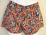 Dragonfly Clothing Licensed KISS Ladies Boxer Shorts , KISS Ladies, Girls Sleep Shorts