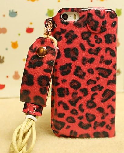 Thinkcase Carryberry 5 5S 5C Pattern Flower Leather phone case neck hanging wear strap rope cover for iphone 5C 5S DF18#