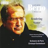 Music : Berio - Stanze; Schubert/Berio - Rendering