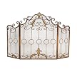 Classic Circle and Leaf Fire Screen