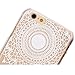 iPhone 6 Case,iPhone 6s Case,Hundromi Plastic Case Cover Henna White Floral Paisley Flower Mandala for iPhone 6/iPhone 6s