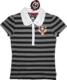 Emily the Strange juniors Bat Polo in Gray and Black