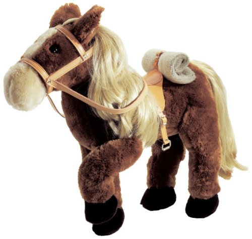 sigikid 36820, My Pretty Pony, Large, Brown, Red Friends, Soft Toy