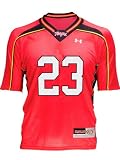 Maryland Terrapins -No. 23- Youth Red Under Armour Performance Replica Jersey