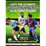 Soccer Number 10 Blue Print Book