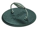 Lodge Logic Pre-Seasoned Round Cast-Iron Grill Press