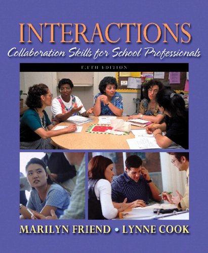Books: Interactions. Collaboration Skills for School Professionals  5th Edition 