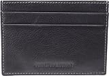 Johnston & Murphy Money Clip Card Case - Black Tumbled