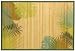 Laser Printed Split Bamboo Leaves 3' x 5' Veranda Rug