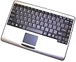 Adesso MINI SLIMTOUCH TOUCHPAD USB  KEYBOARD SILVER WITH BLACK KEYS ( AKB-410US )